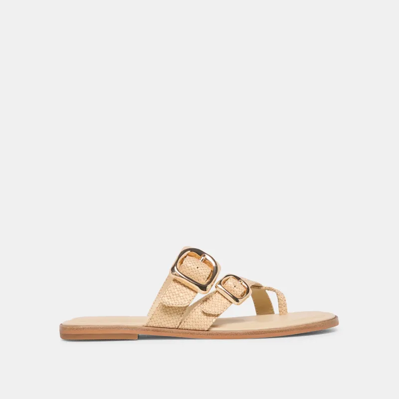 SHORE SANDALS SAND RAFFIA made by Dolce Vita