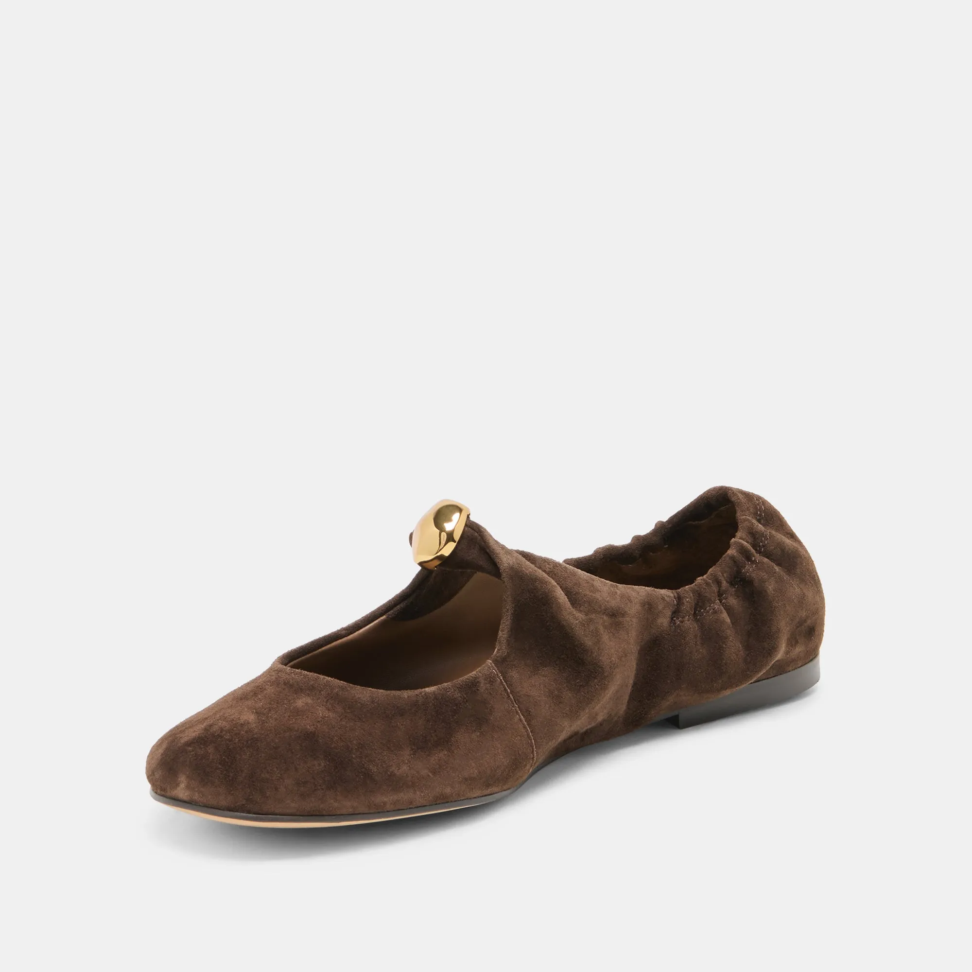 CORNEL FLATS DK BROWN SUEDE sold by Dolce Vita product image thumbnail 4