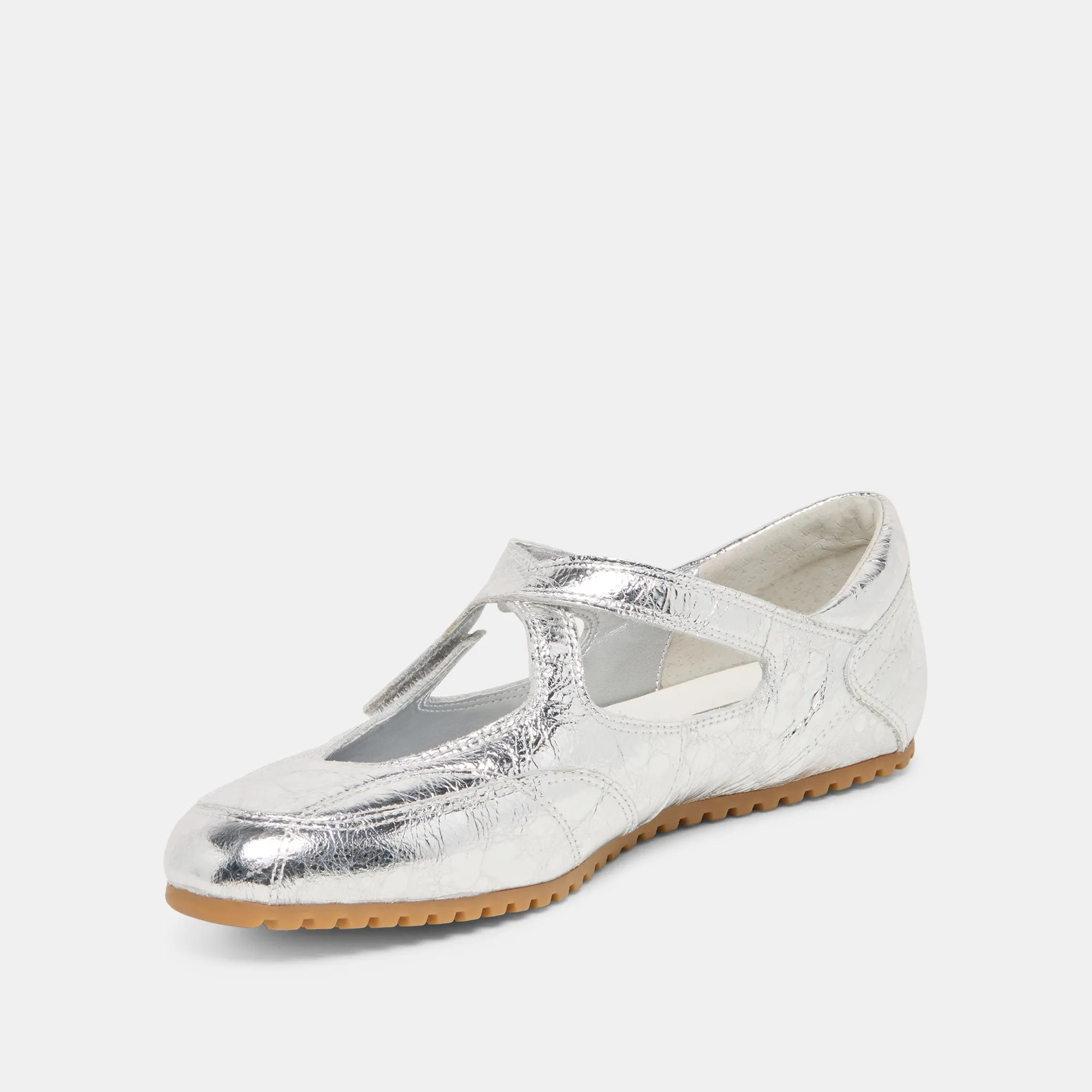 YONO SNEAKERS SILVER DISTRESSED LEATHER sold by Dolce Vita product image thumbnail 4