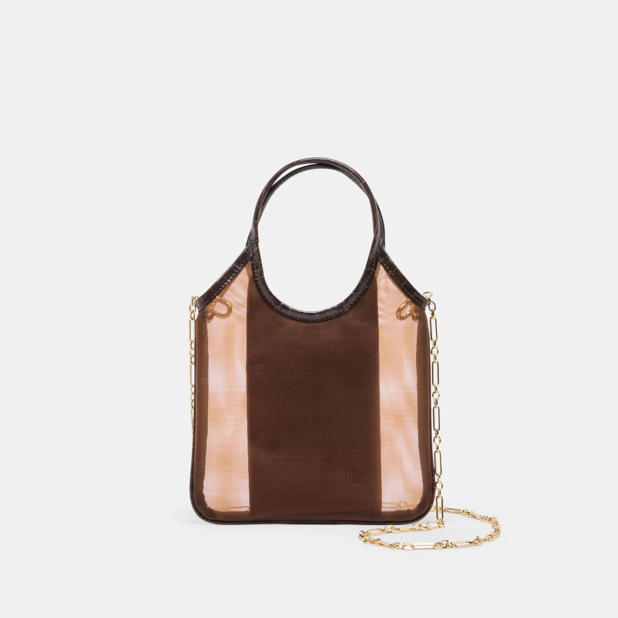 SYLVENE CROSSBODY CHOCOLATE MESH sold by Dolce Vita product image thumbnail 5