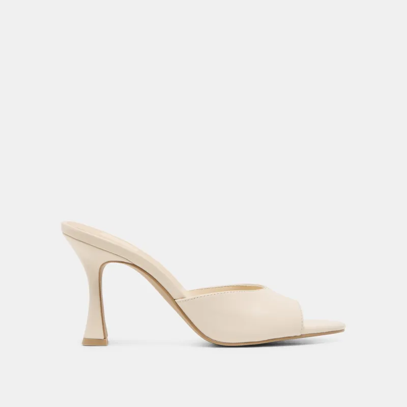 ROSHA HEELS BONE LEATHER made by Dolce Vita