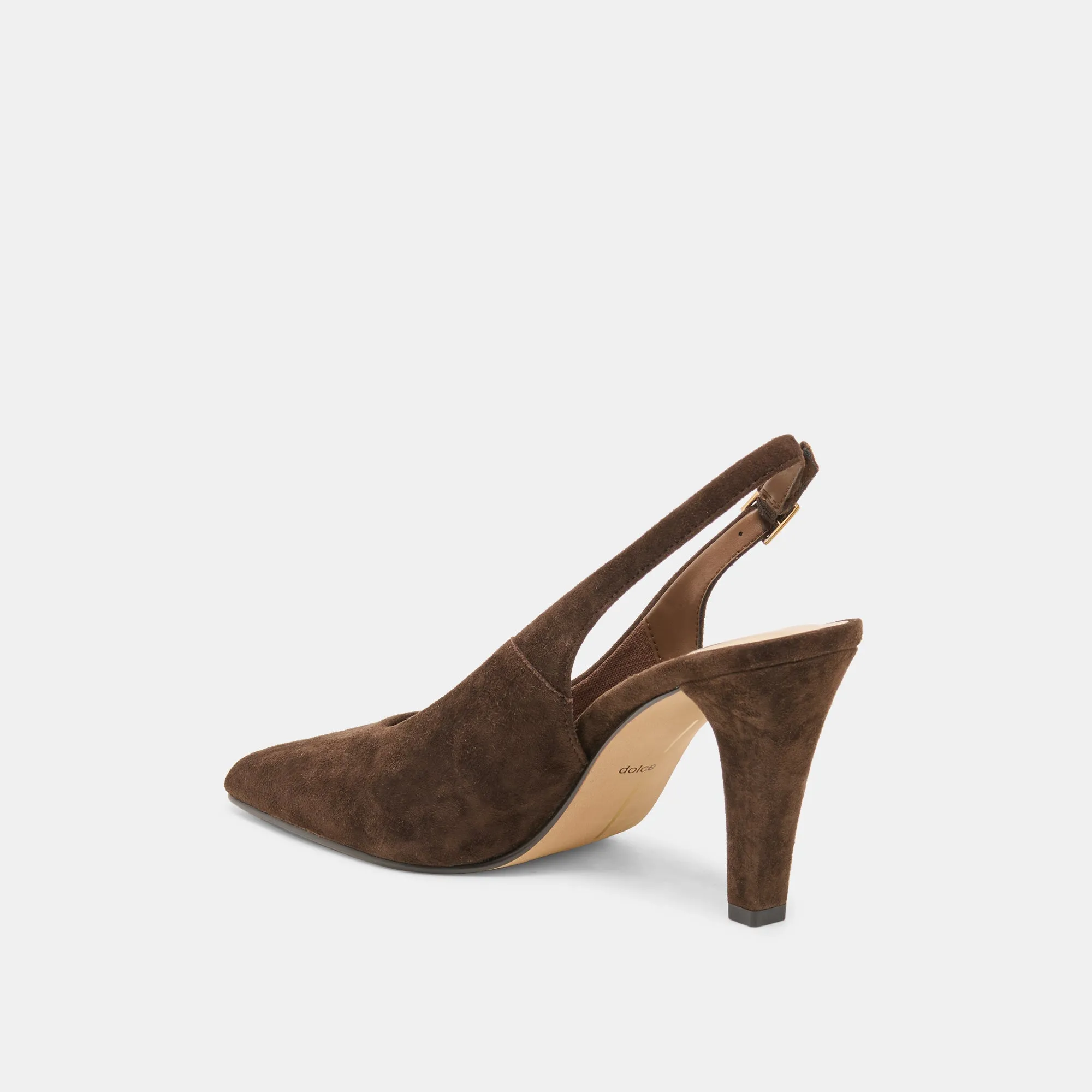 GESSIA HEELS DK BROWN SUEDE sold by Dolce Vita product image thumbnail 5