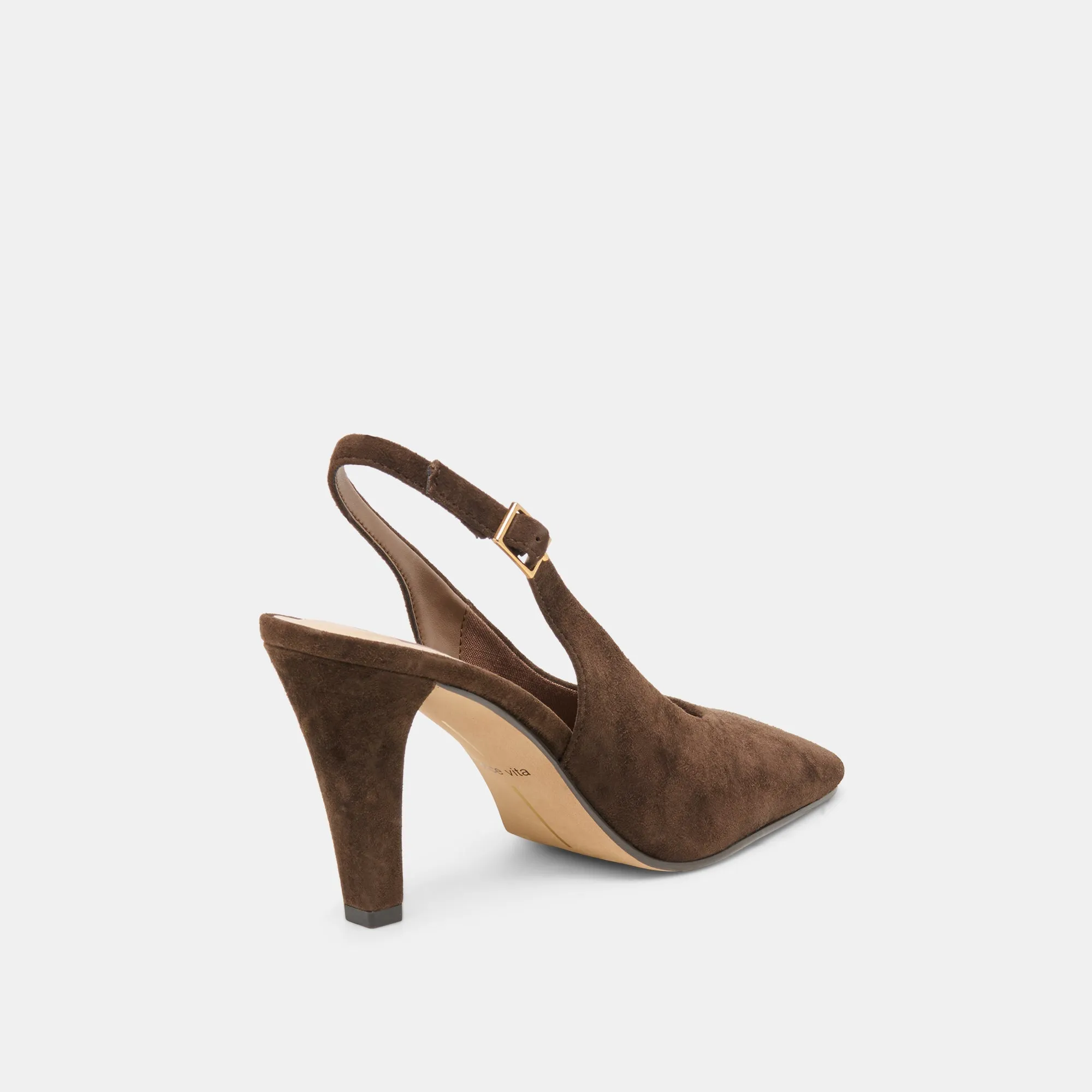 GESSIA HEELS DK BROWN SUEDE sold by Dolce Vita product image thumbnail 3