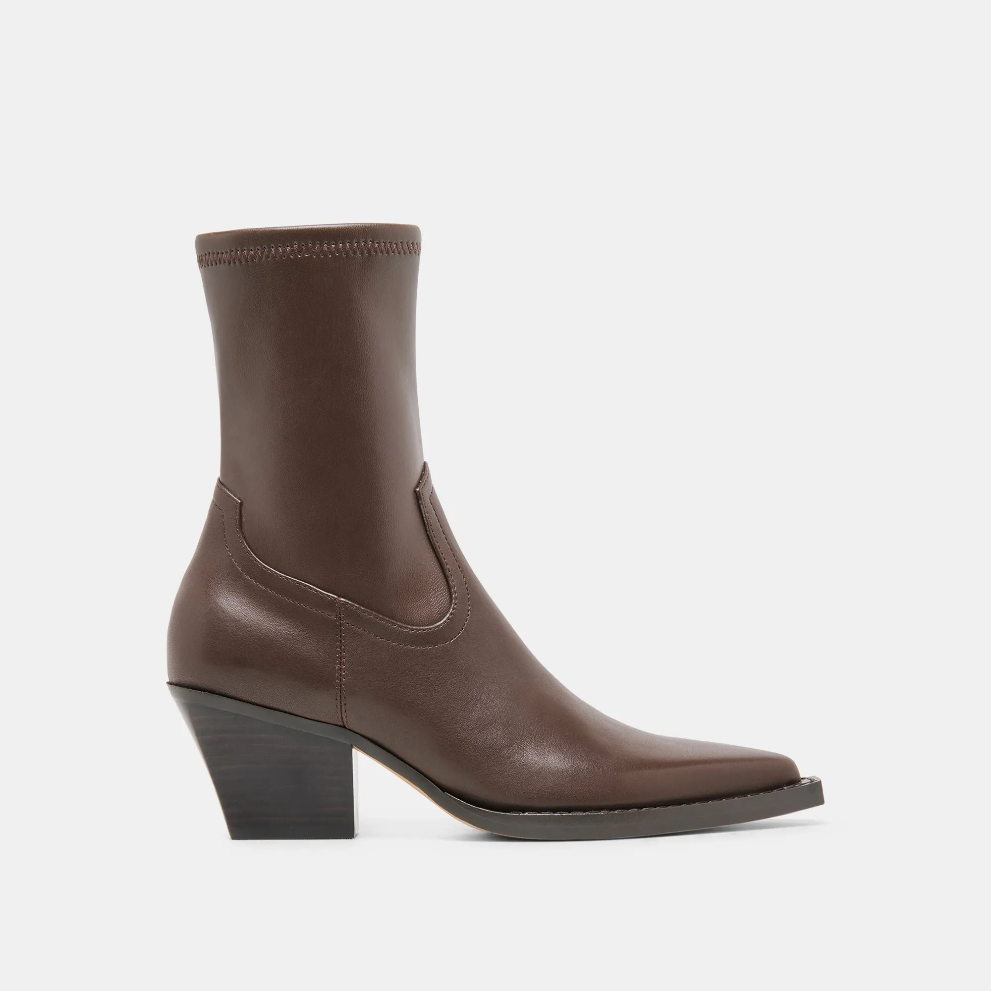RUTGER BOOTS DK CHOCOLATE LEATHER sold by Dolce Vita