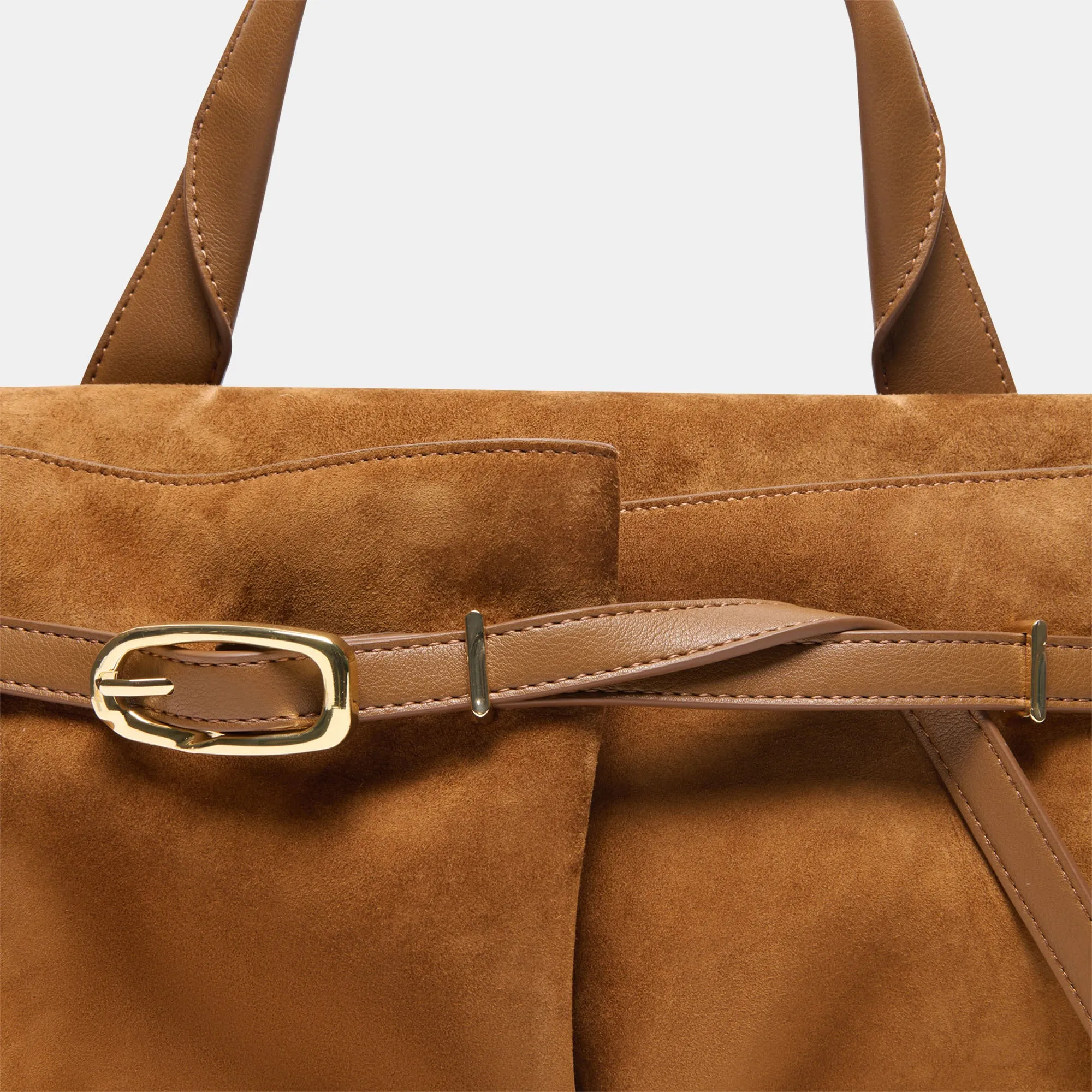 BORGO HANDBAG DARK TAN SUEDE sold by Dolce Vita product image thumbnail 3
