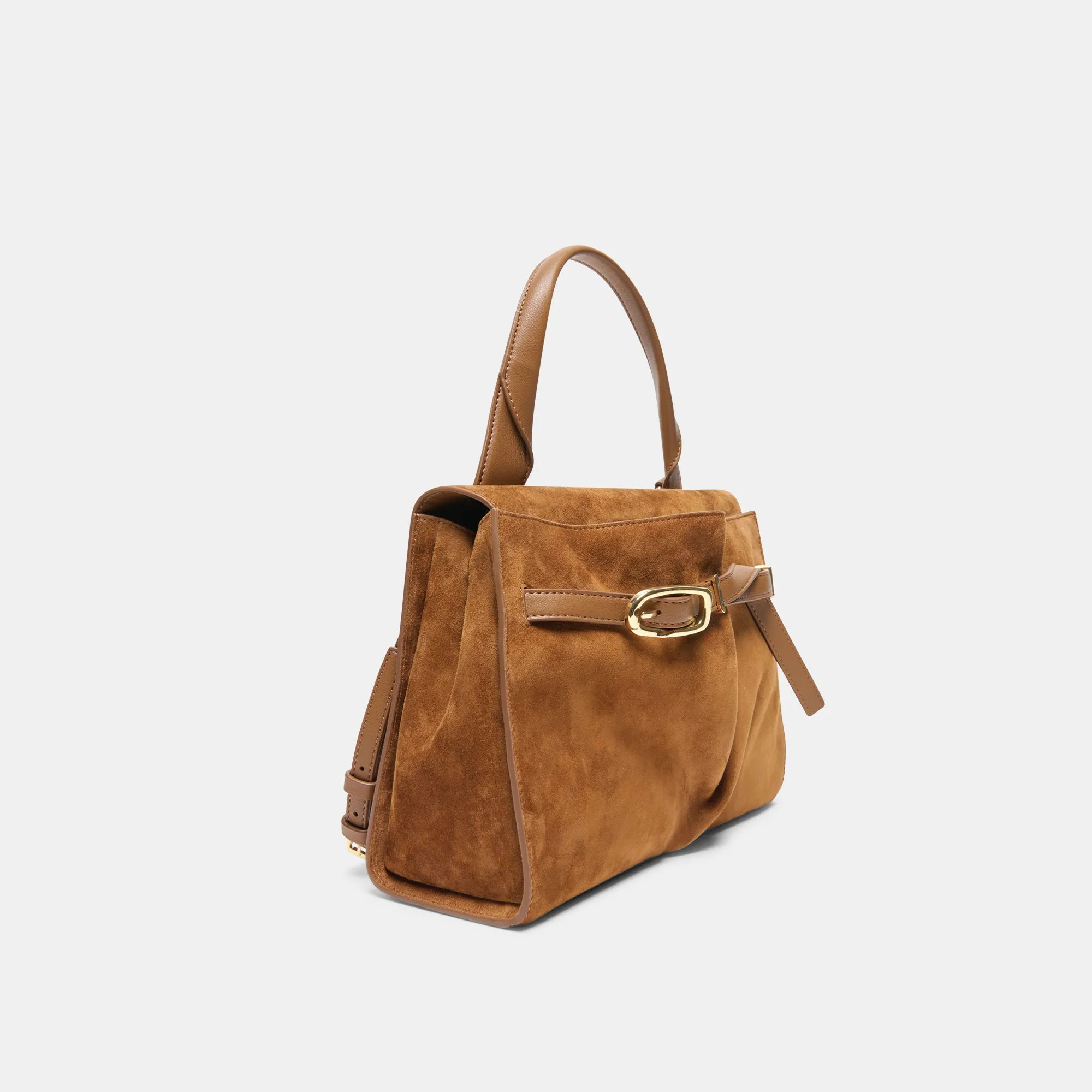 BORGO HANDBAG DARK TAN SUEDE sold by Dolce Vita product image thumbnail 5
