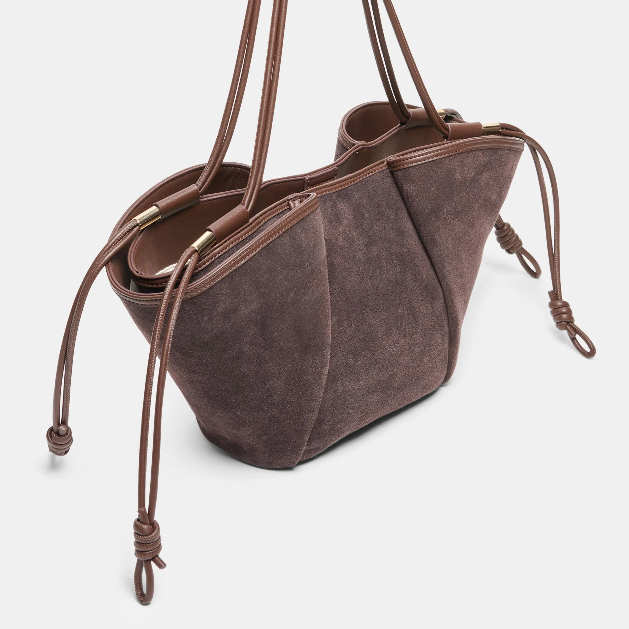 MARO TOTE CHOCOLATE SUEDE sold by Dolce Vita product image thumbnail 4