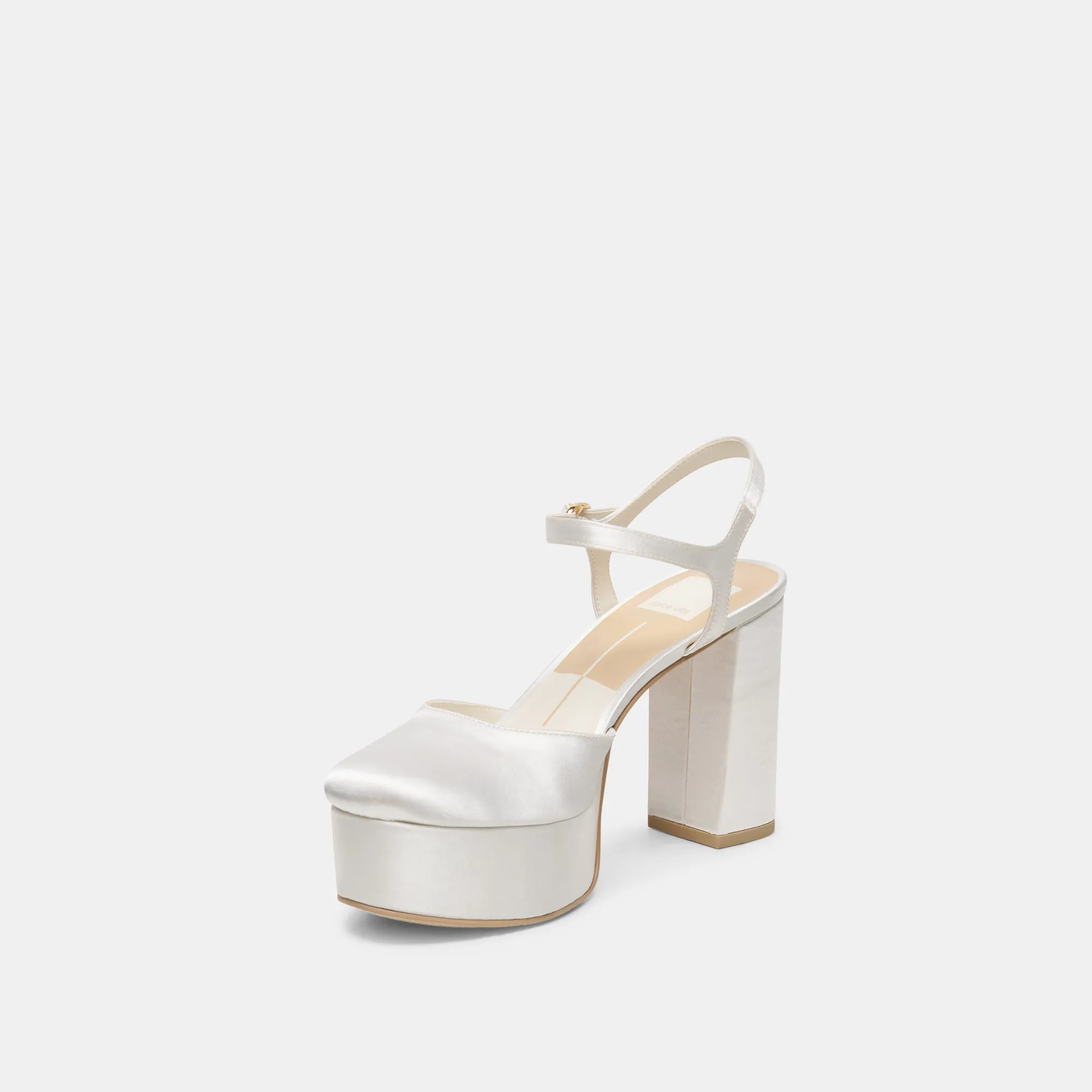 GERO SATIN HEELS TRUE WHITE SATIN sold by Dolce Vita product image thumbnail 4
