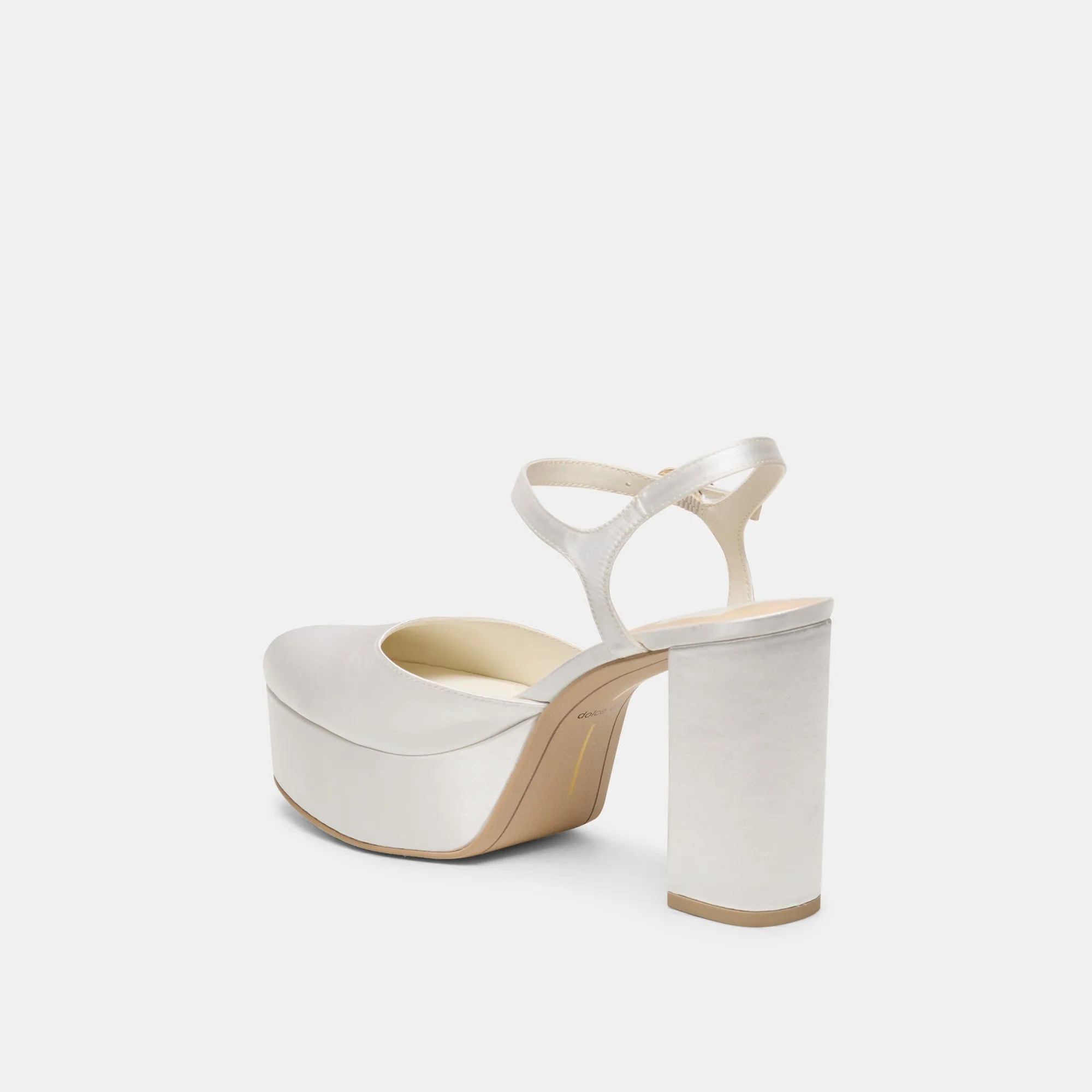 GERO SATIN HEELS TRUE WHITE SATIN sold by Dolce Vita product image thumbnail 5