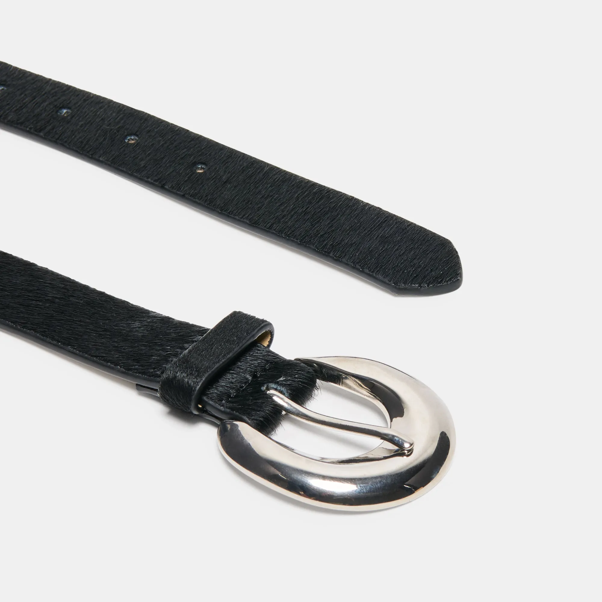 CHUNKY CURVED BUCKLE BELT BLACK sold by Dolce Vita product image thumbnail 3