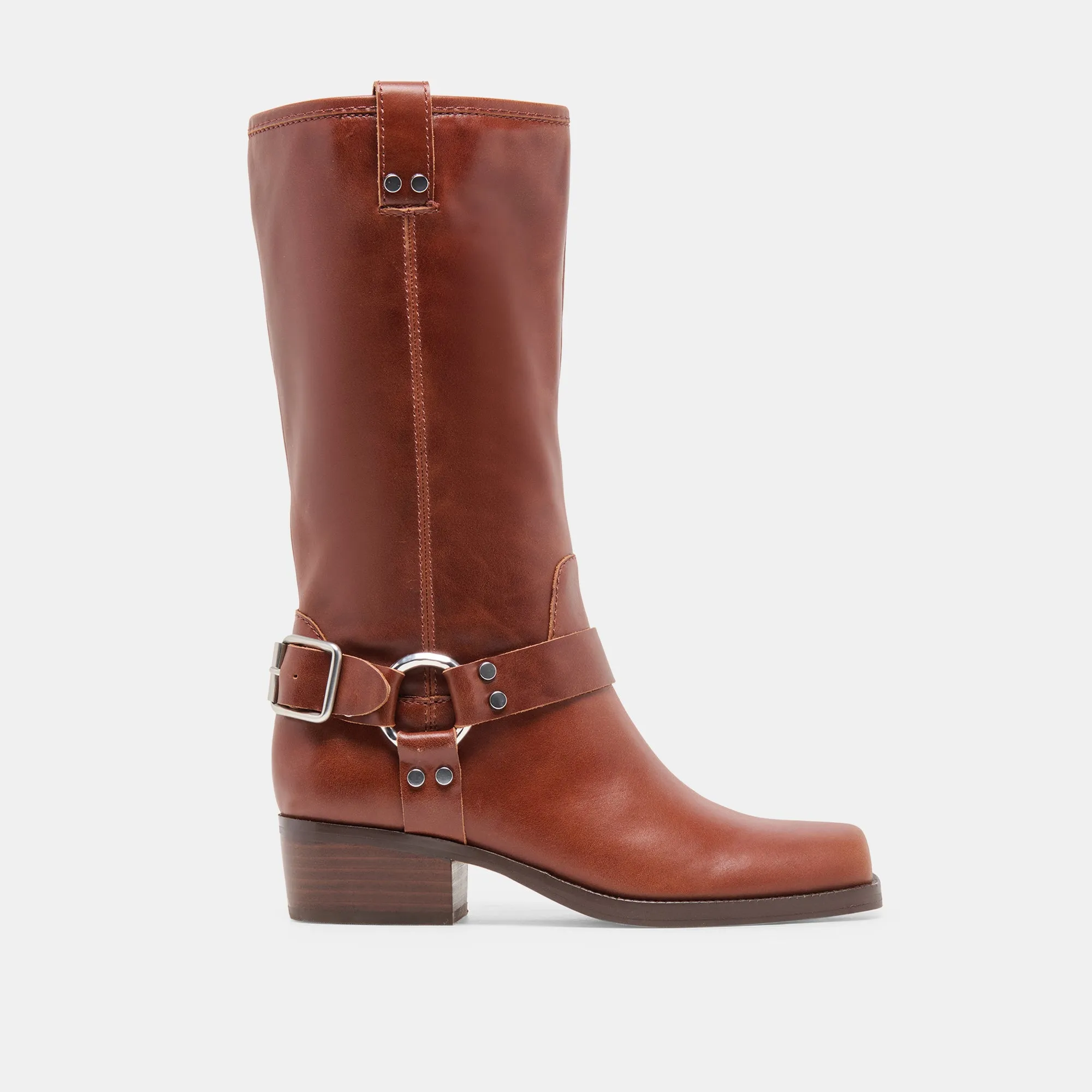 ROLAN BOOTS BROWN PATENT LEATHER sold by Dolce Vita