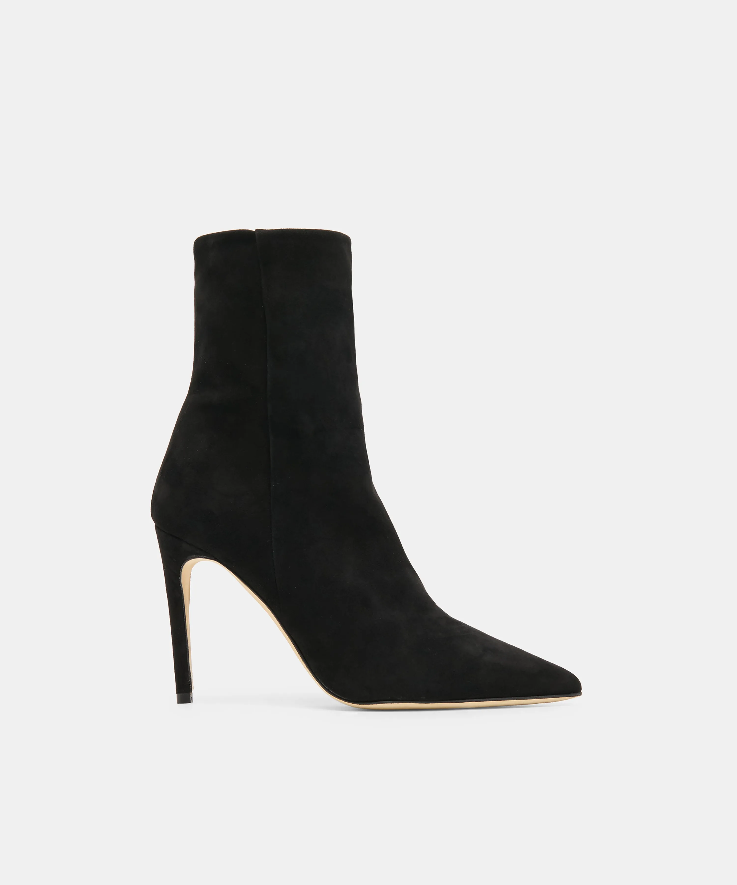 DANITY BOOTIES ONYX SUEDE sold by Dolce Vita
