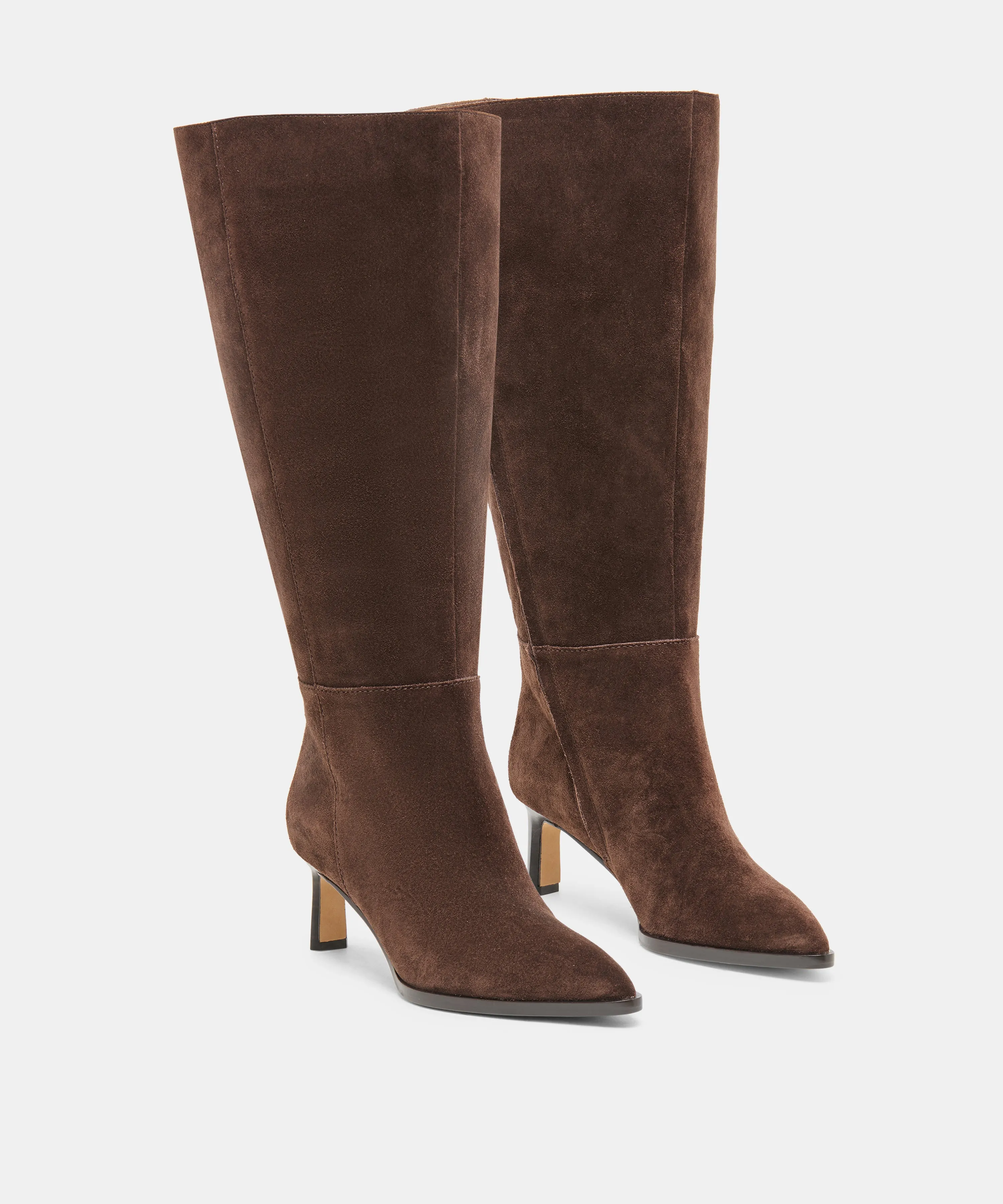 ALIMA EXTRA WIDE CALF BOOTS DK BROWN SUEDE sold by Dolce Vita product image thumbnail 2