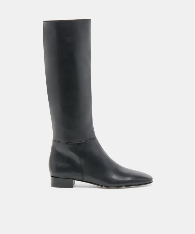TYWIN NARROW CALF BOOTS BLACK LEATHER made by Dolce Vita