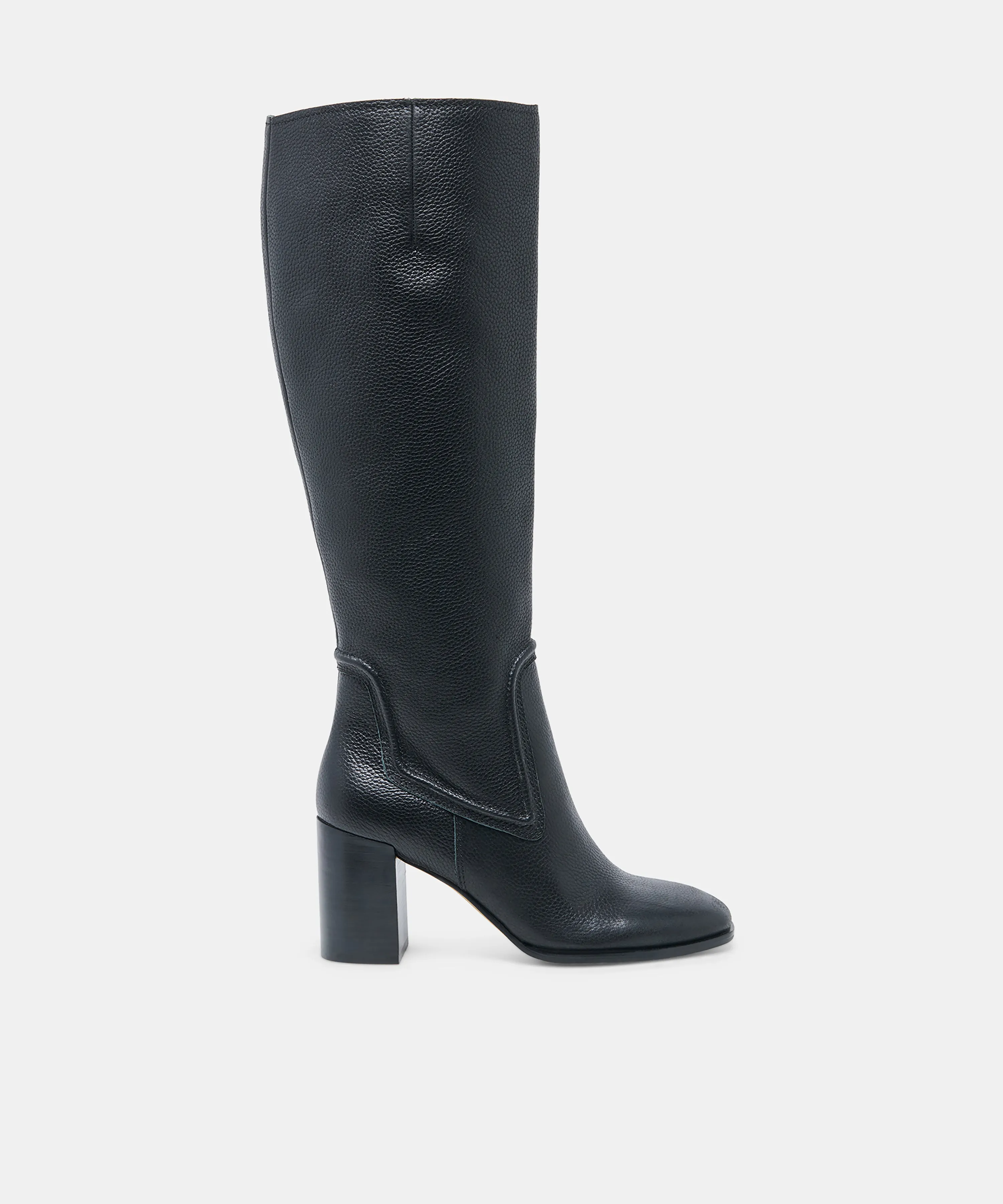 FUEGO BOOTS BLACK LEATHER sold by Dolce Vita