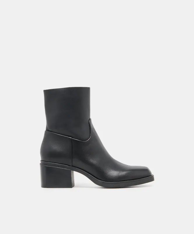 ZELO H2O BOOTIES BLACK LEATHER made by Dolce Vita