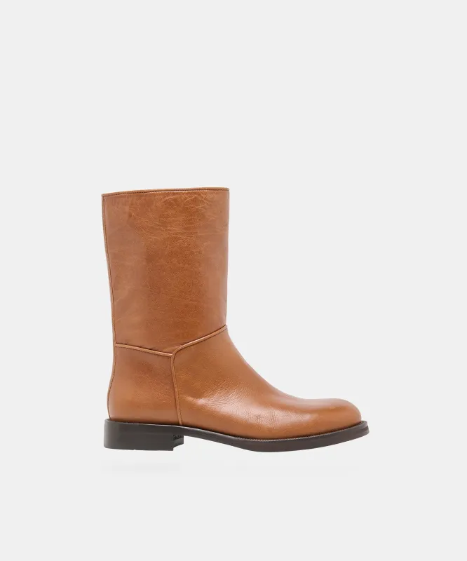TEGEN BOOTS TAN LEATHER made by Dolce Vita