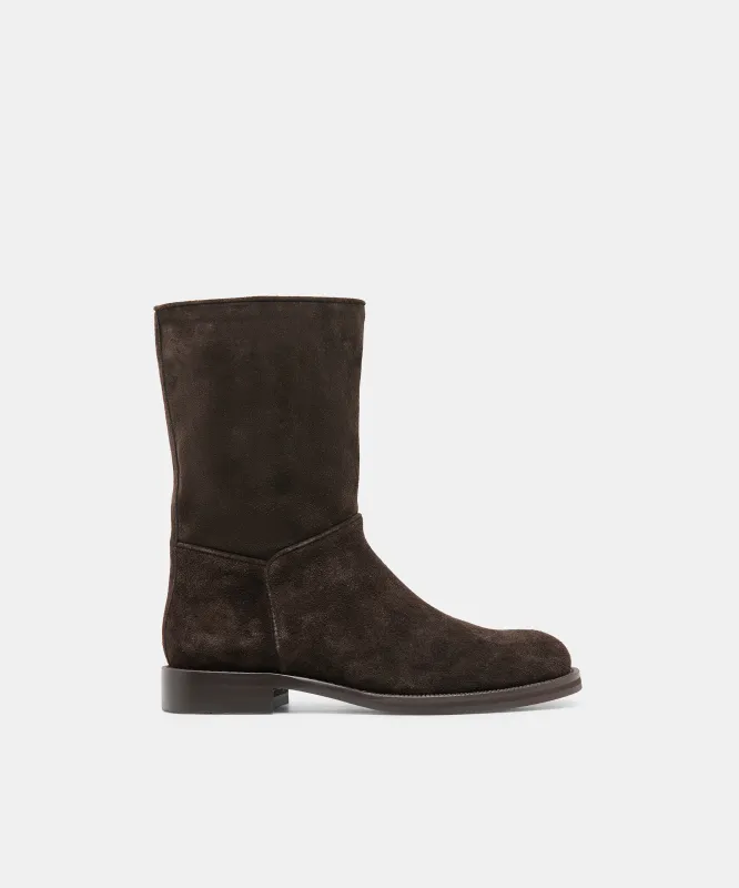 TEGEN BOOTS ESPRESSO SUEDE made by Dolce Vita