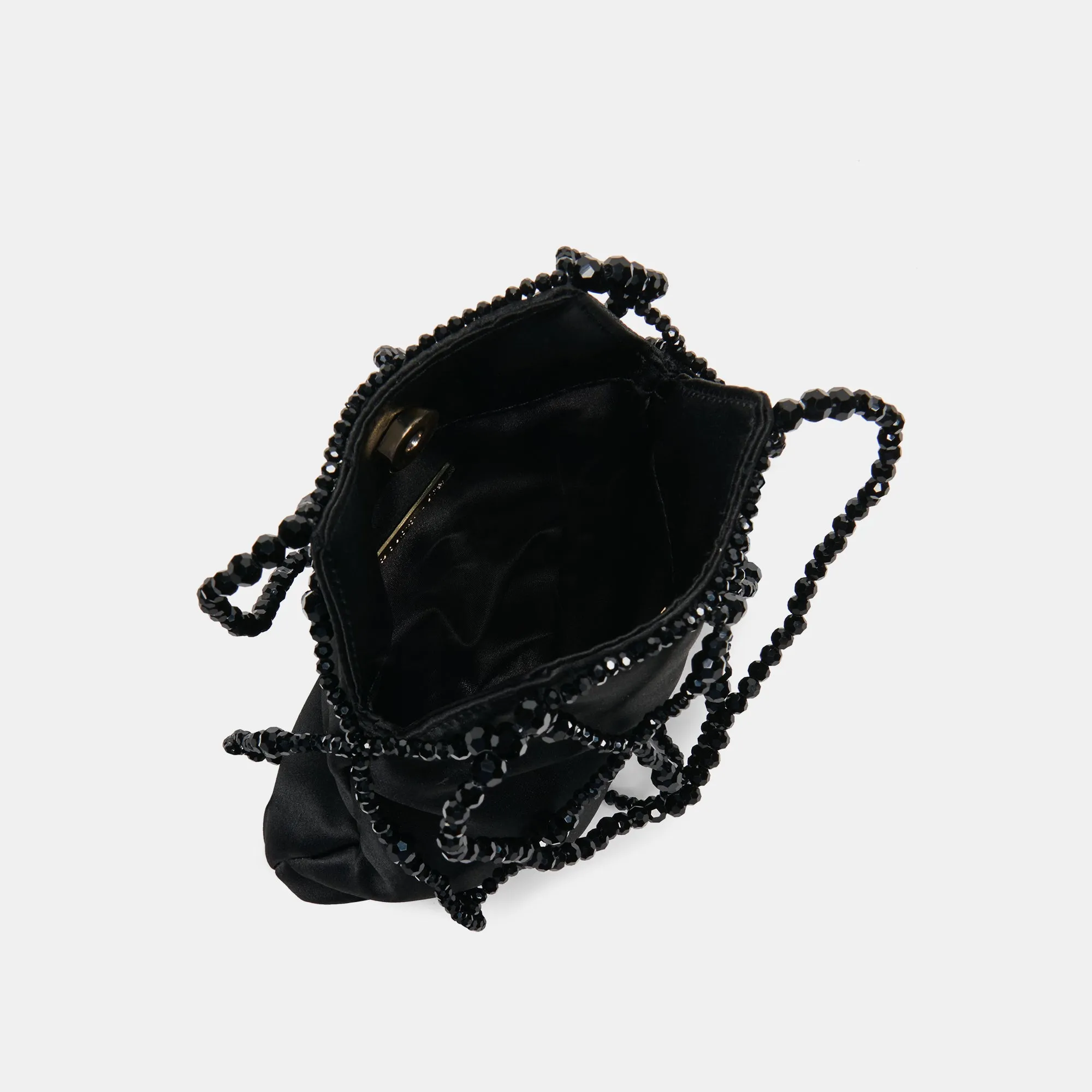 SERILDA HANDBAG BLACK SATIN sold by Dolce Vita product image thumbnail 4