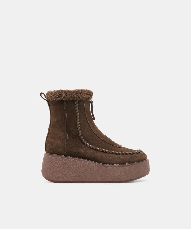 ROBEN BOOTS ESPRESSO SUEDE made by Dolce Vita