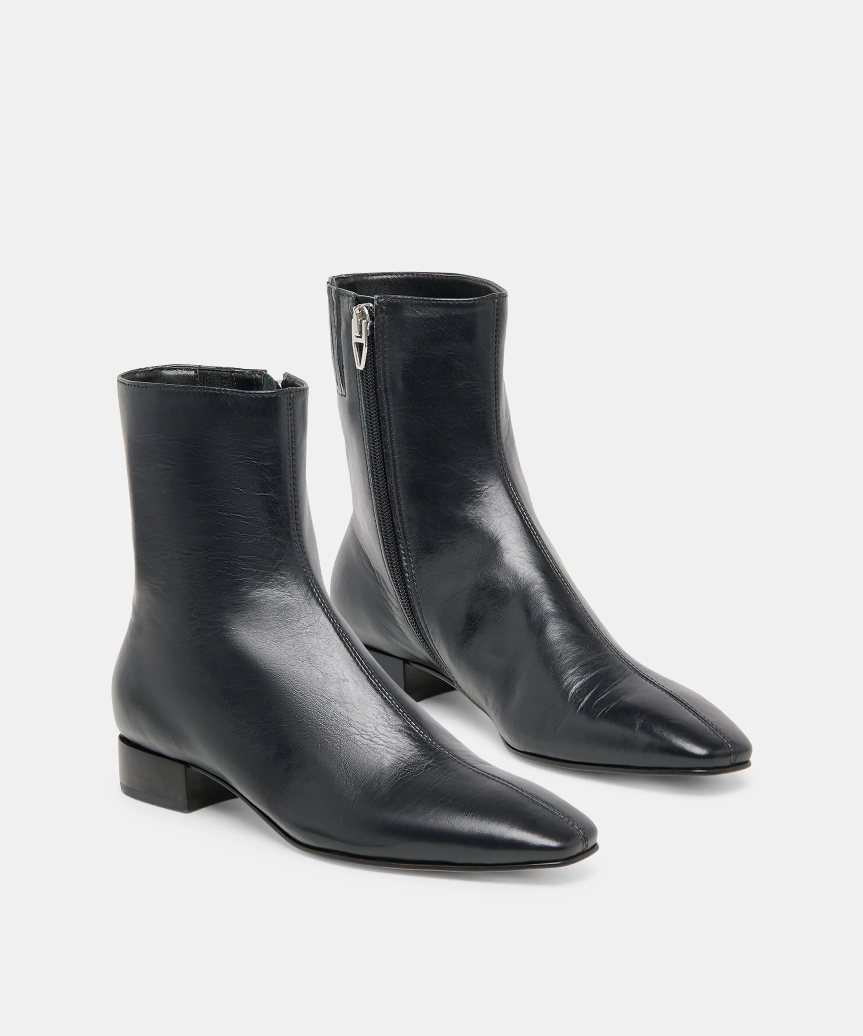TARINE WIDE BOOTIES BLACK LEATHER sold by Dolce Vita product image thumbnail 2