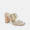 ONNIE HEELS SAND LEATHER sold by Dolce Vita