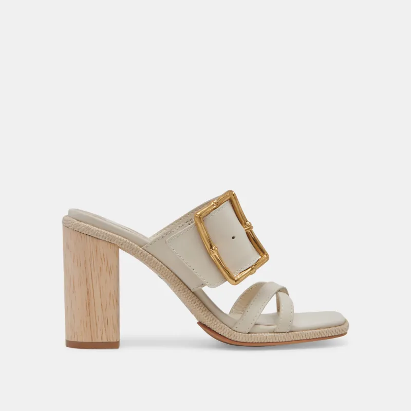 ONNIE HEELS SAND LEATHER sold by Dolce Vita