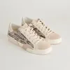 ZINA SNEAKERS BLACK WHITE EMBOSSED SNAKE sold by Dolce Vita