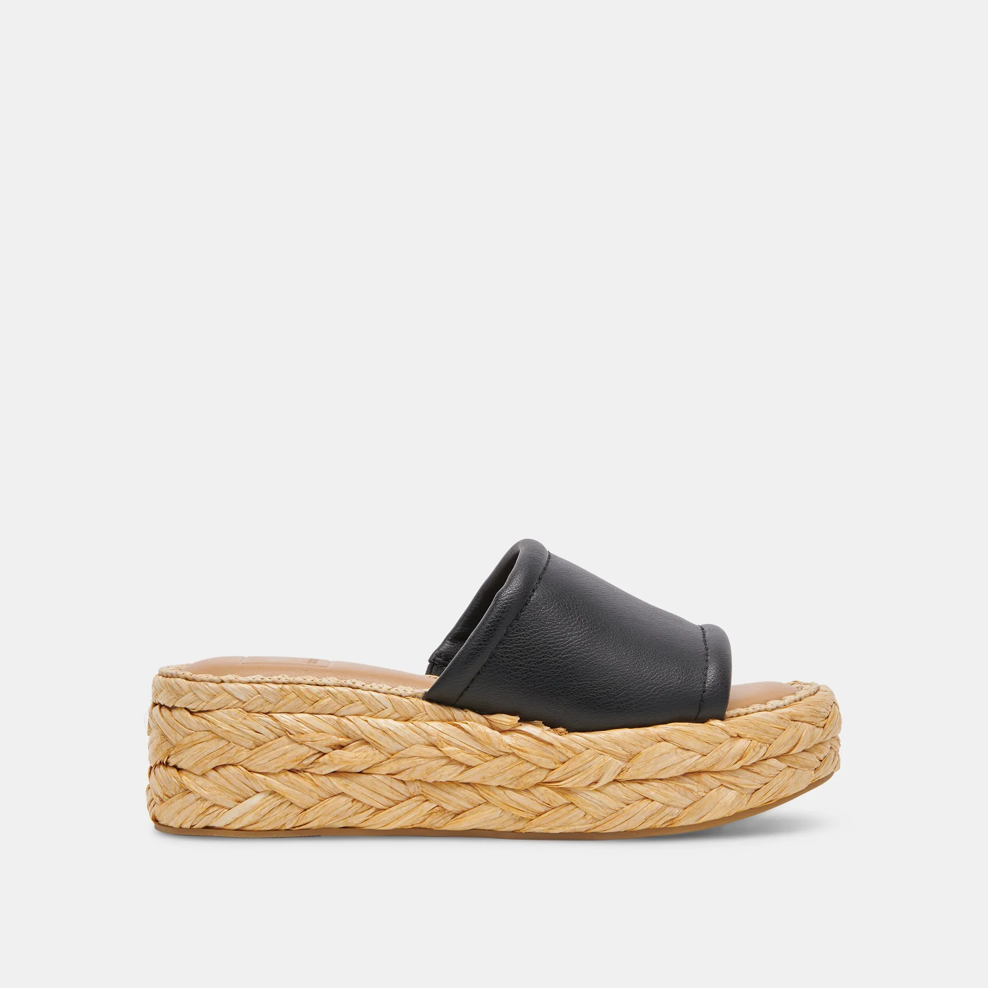 CHAVI SANDALS BLACK LEATHER sold by Dolce Vita
