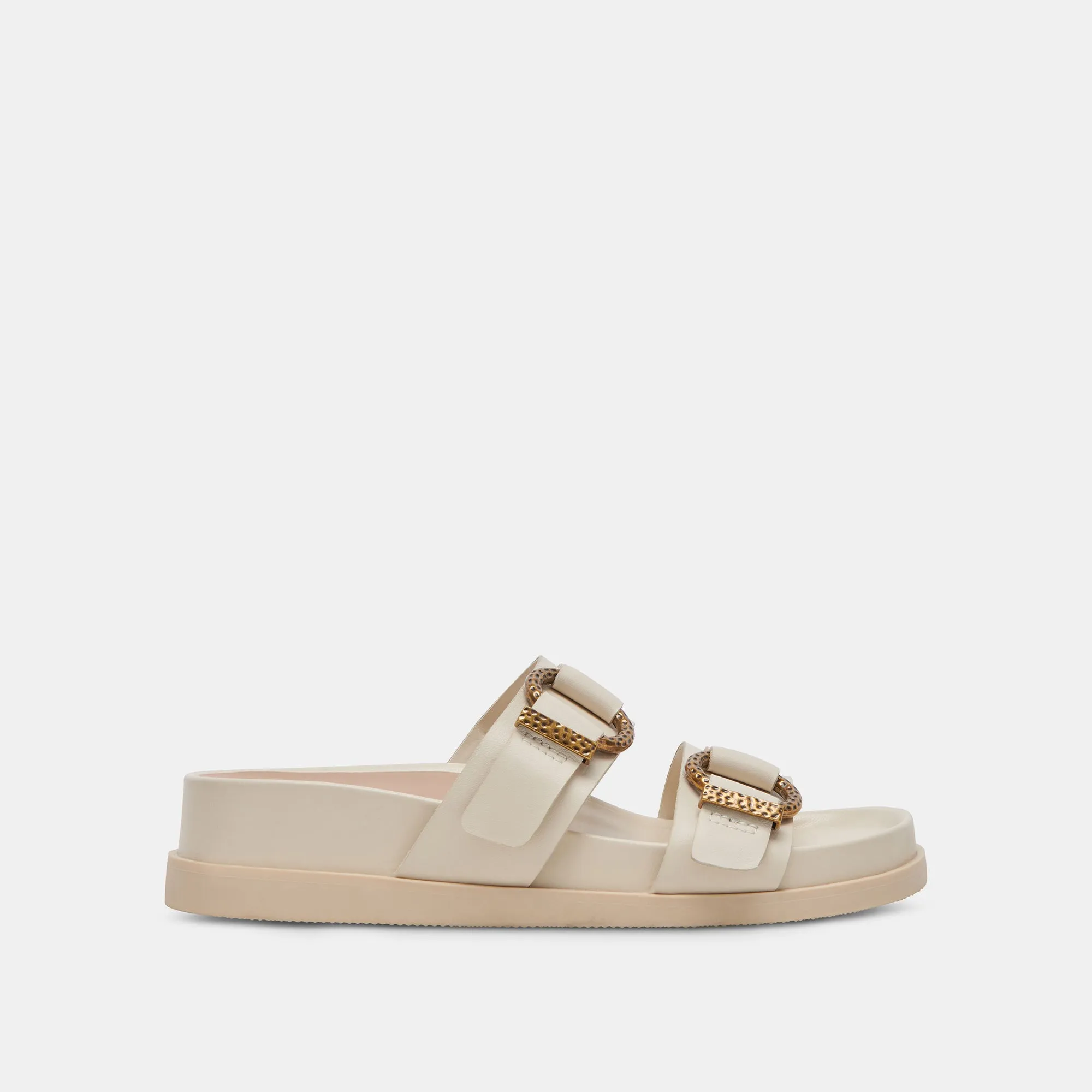 SOYA SANDALS WHITE LEATHER sold by Dolce Vita