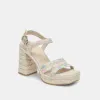 ANIRA PEARL HEELS PINK FLORAL PEARLS sold by Dolce Vita