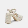 ANIRA PEARL HEELS PINK FLORAL PEARLS sold by Dolce Vita