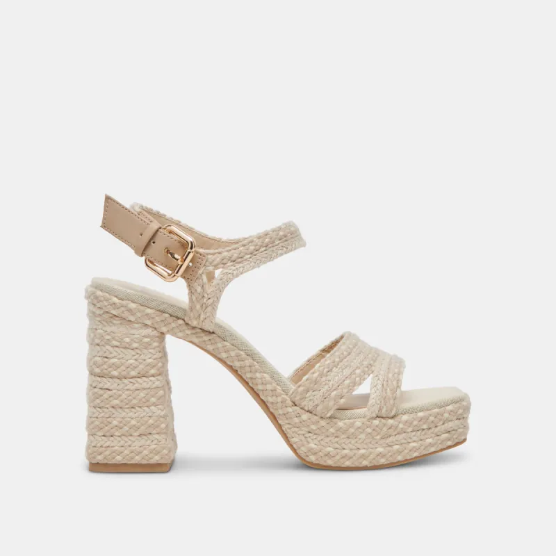 ARNELA HEELS DUNE MULTI WOVEN sold by Dolce Vita