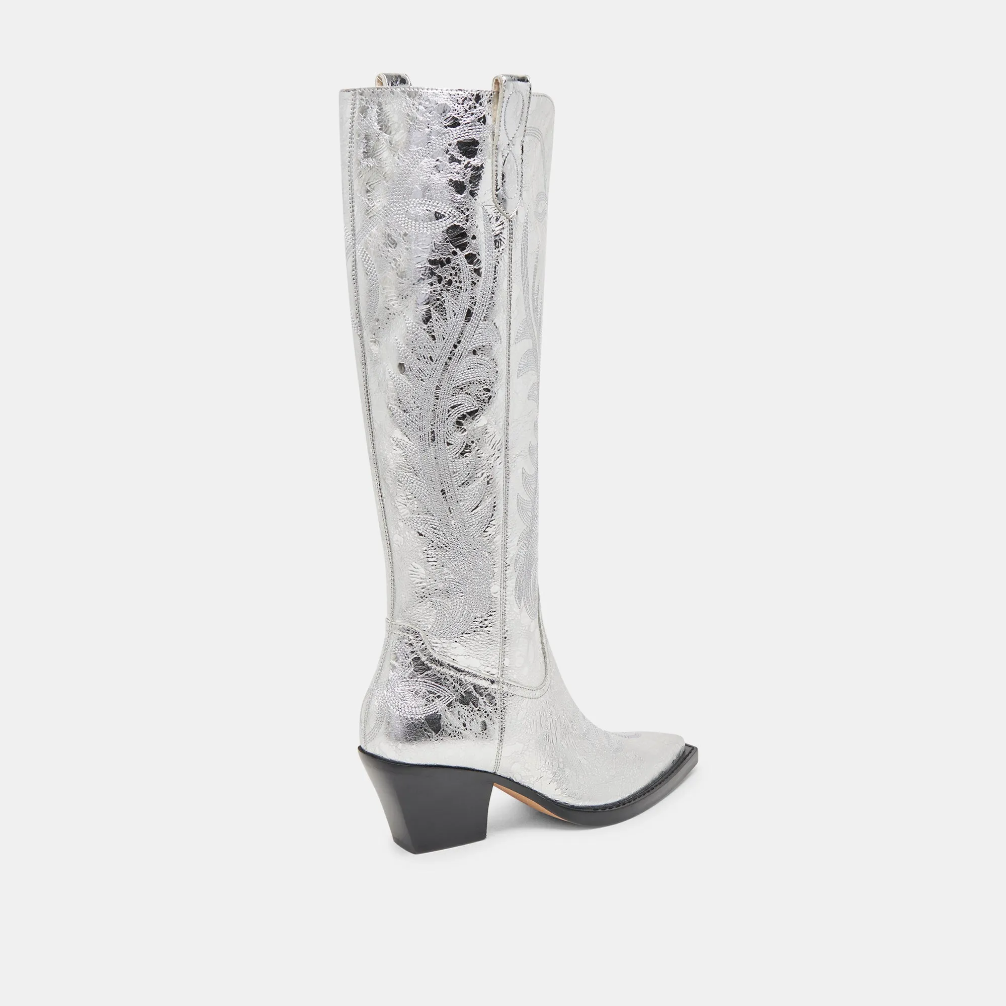 RYATT WIDE CALF BOOTS SILVER DISTRESSED LEATHER sold by Dolce Vita product image thumbnail 3