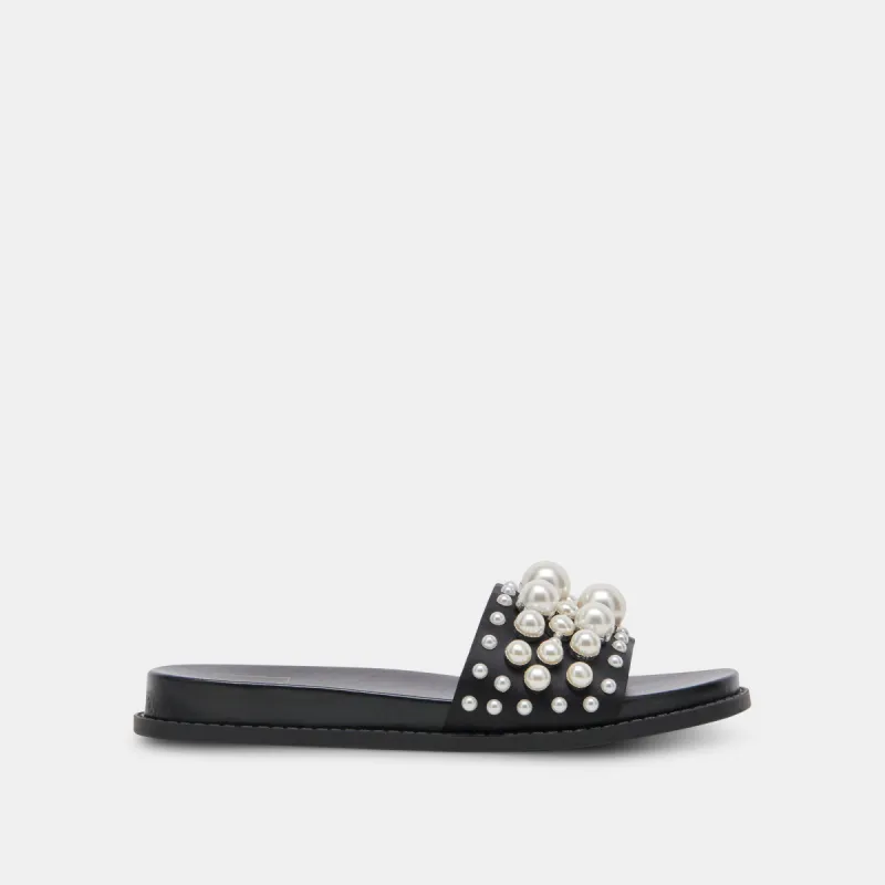 GABBI PEARL SANDALS BLACK PEARLS sold by Dolce Vita