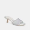 MEEZA HEELS SILVER MESH sold by Dolce Vita