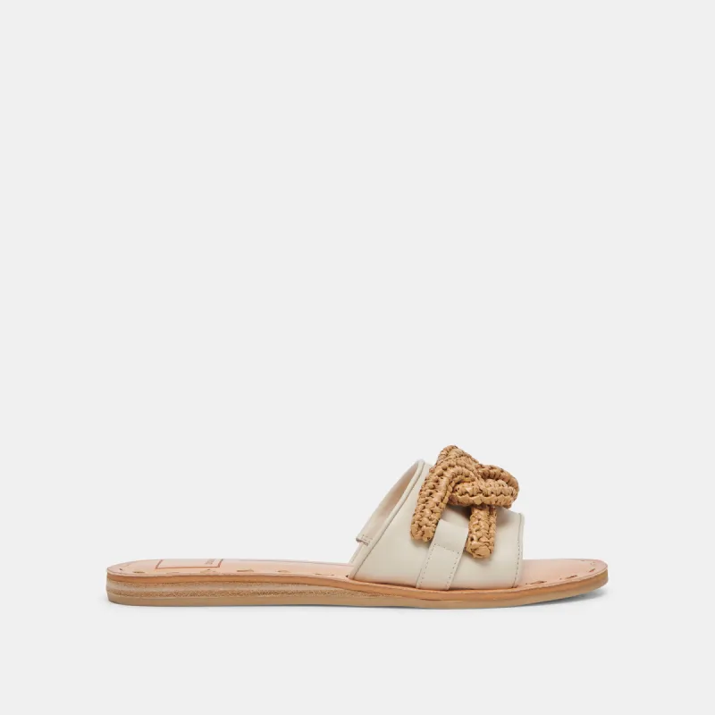 DESA SANDALS IVORY LEATHER sold by Dolce Vita
