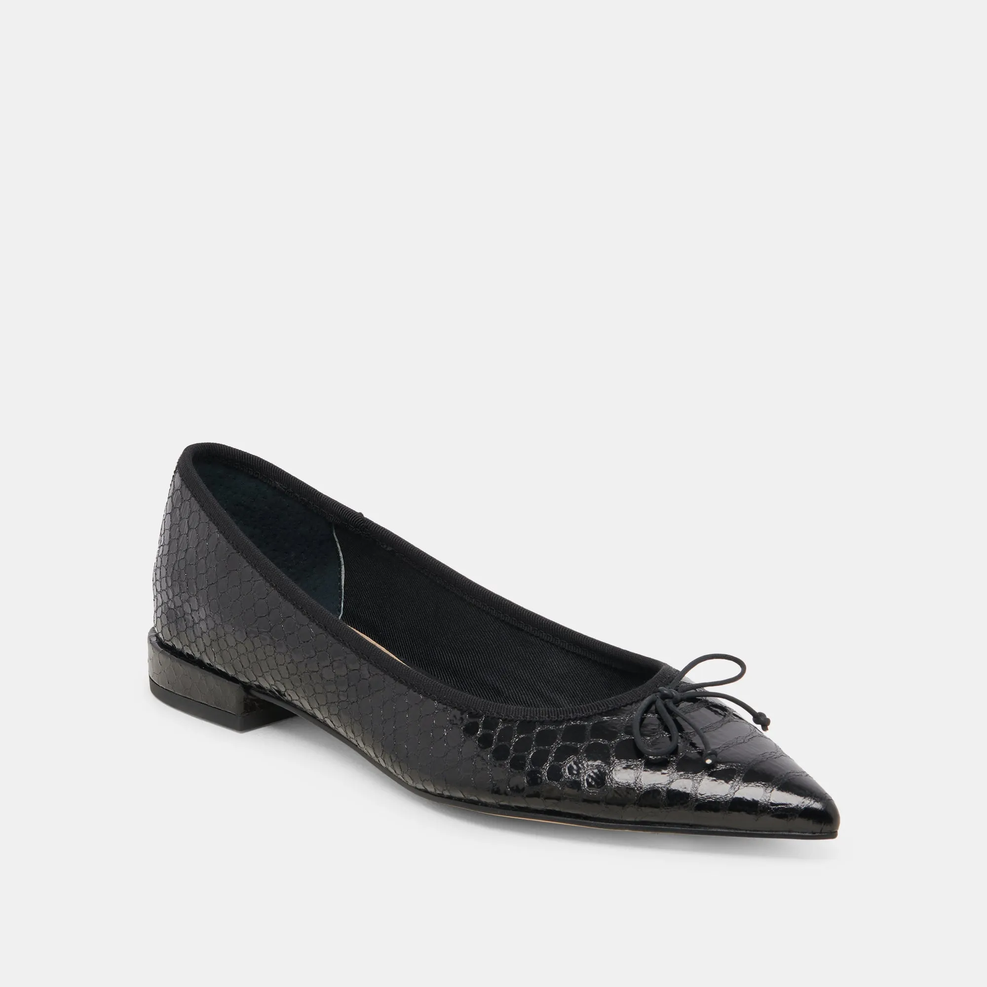 PALANI BALLET FLATS MIDNIGHT SNAKE EMBOSSED sold by Dolce Vita product image thumbnail 2