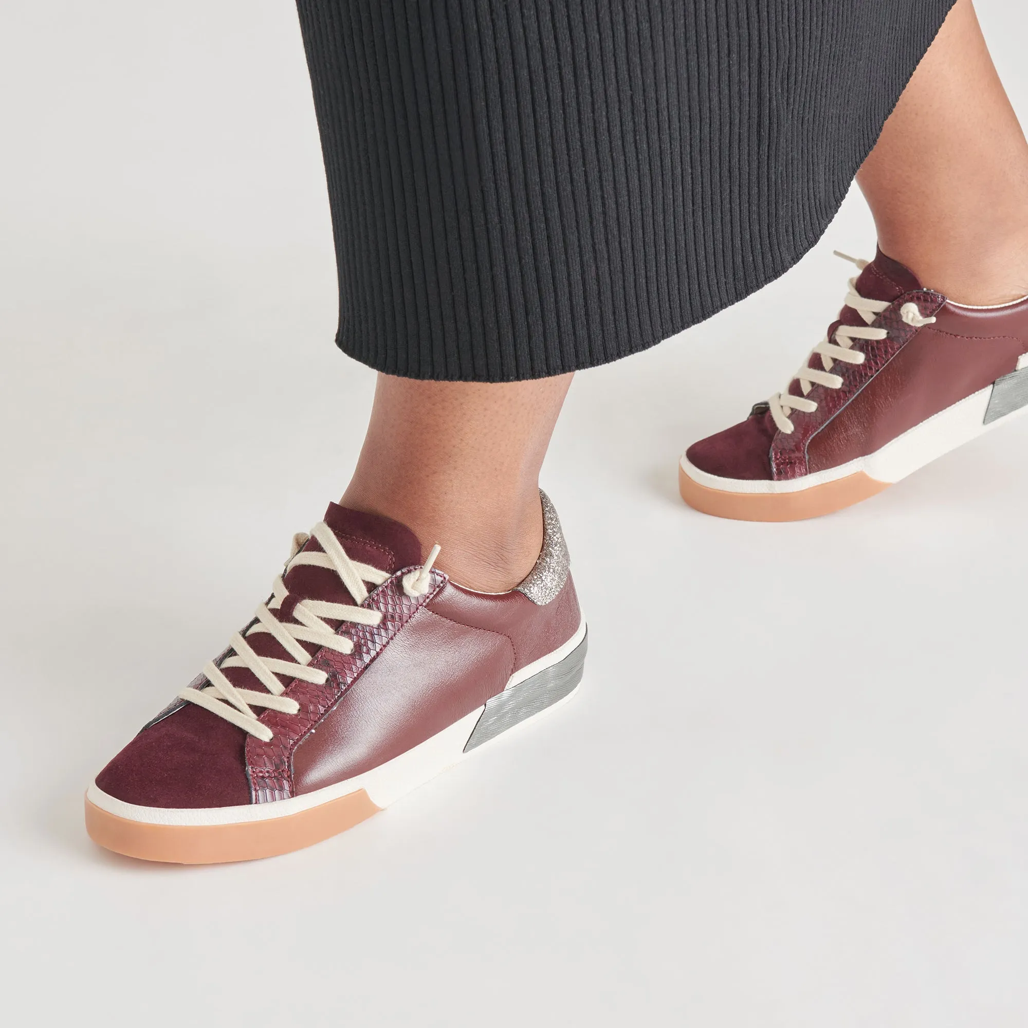 ZINA SNEAKERS BURGUNDY CRINKLE PATENT sold by Dolce Vita product image thumbnail 2