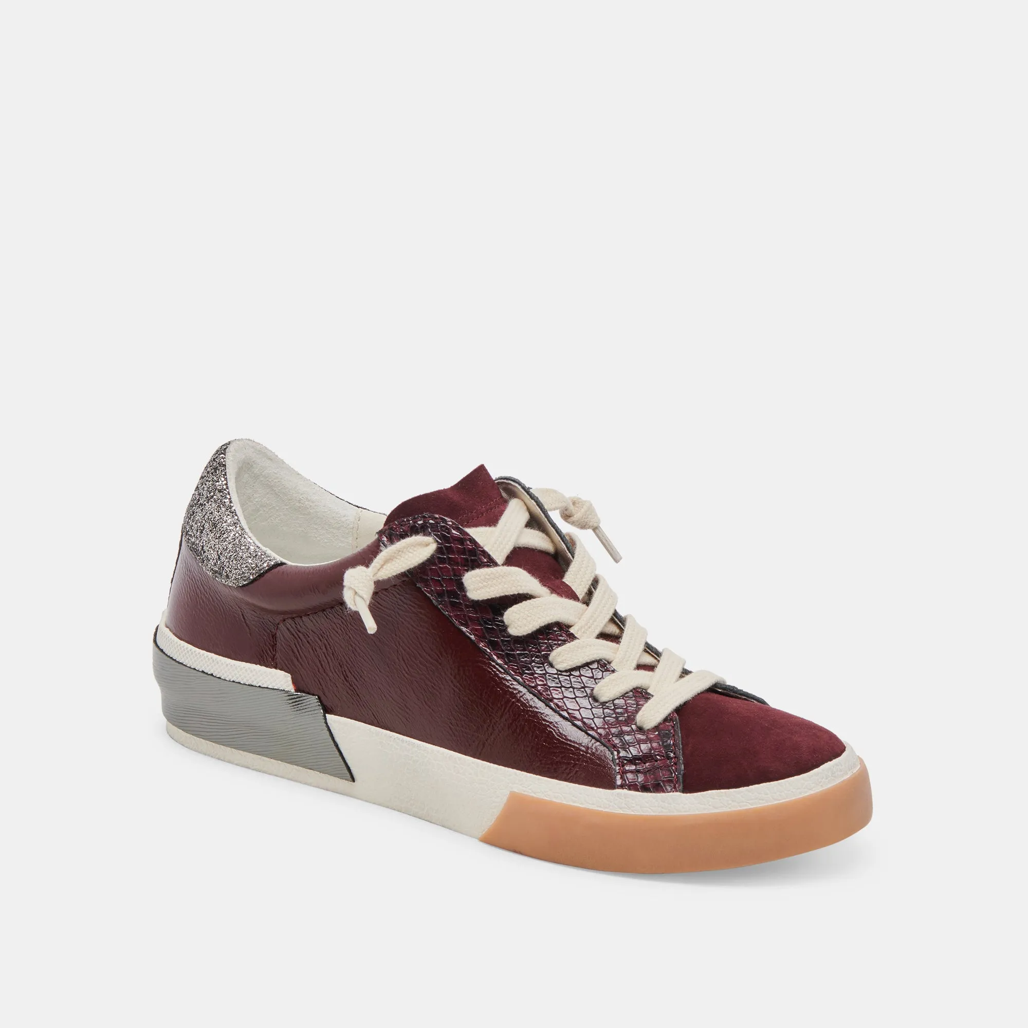 ZINA SNEAKERS BURGUNDY CRINKLE PATENT sold by Dolce Vita product image thumbnail 3