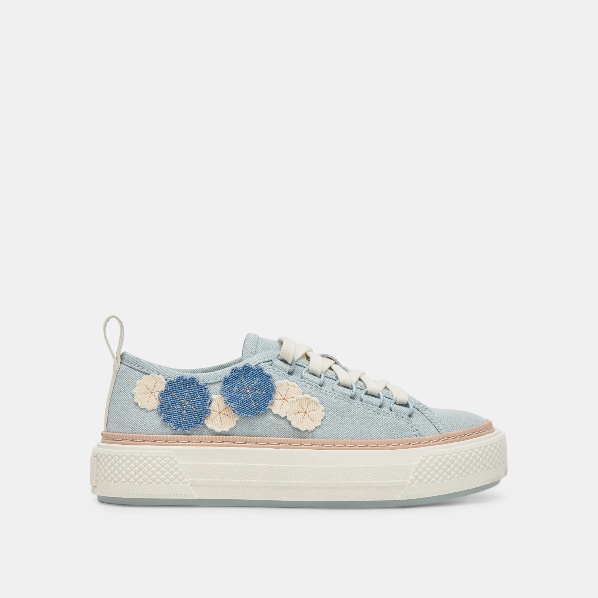 ROBBIN SNEAKERS LIGHT BLUE DENIM sold by Dolce Vita
