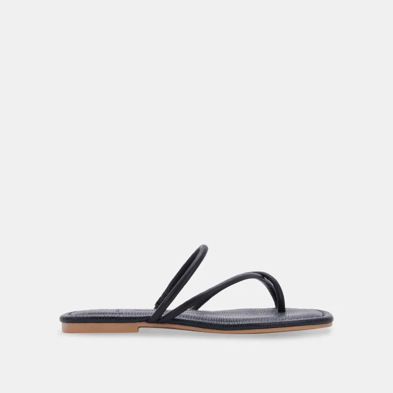 LEANNA SANDALS BLACK STELLA - re:vita sold by Dolce Vita