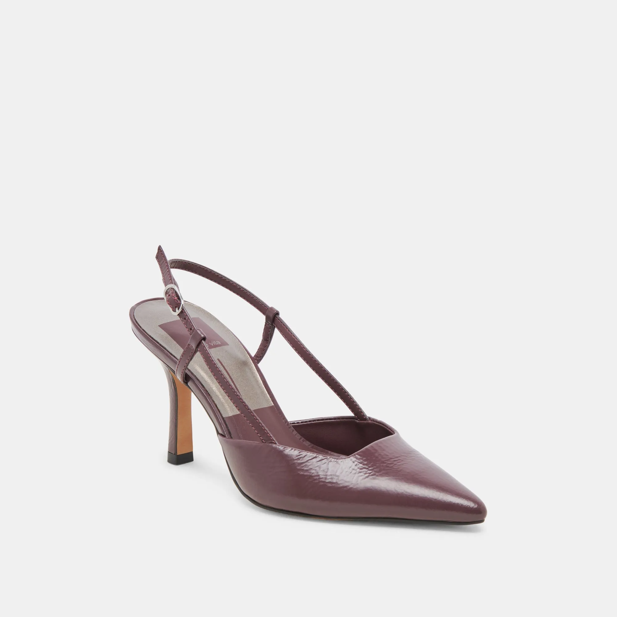 KIM HEELS WINE CRINKLE PATENT sold by Dolce Vita product image thumbnail 2