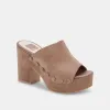 EMOL HEELS MUSHROOM SUEDE sold by Dolce Vita