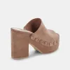 EMOL HEELS MUSHROOM SUEDE sold by Dolce Vita