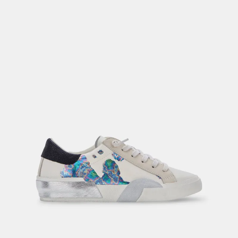 ZINA SNEAKERS SILVER IRIDESCENT sold by Dolce Vita