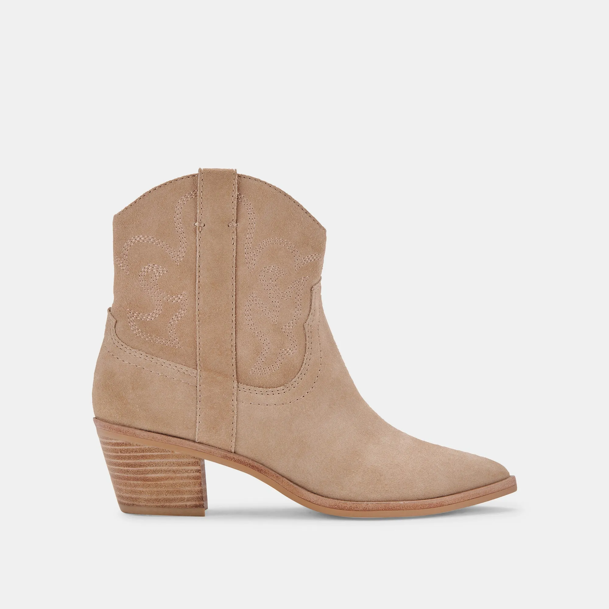 SOLOW BOOTIES DUNE SUEDE sold by Dolce Vita
