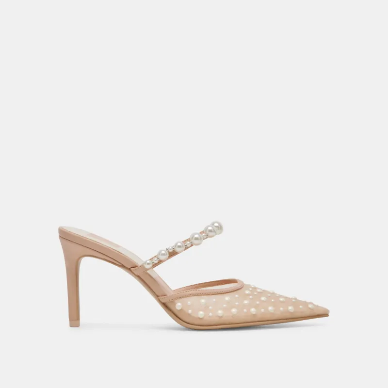 KATIK PEARL HEELS BLUSH MESH sold by Dolce Vita