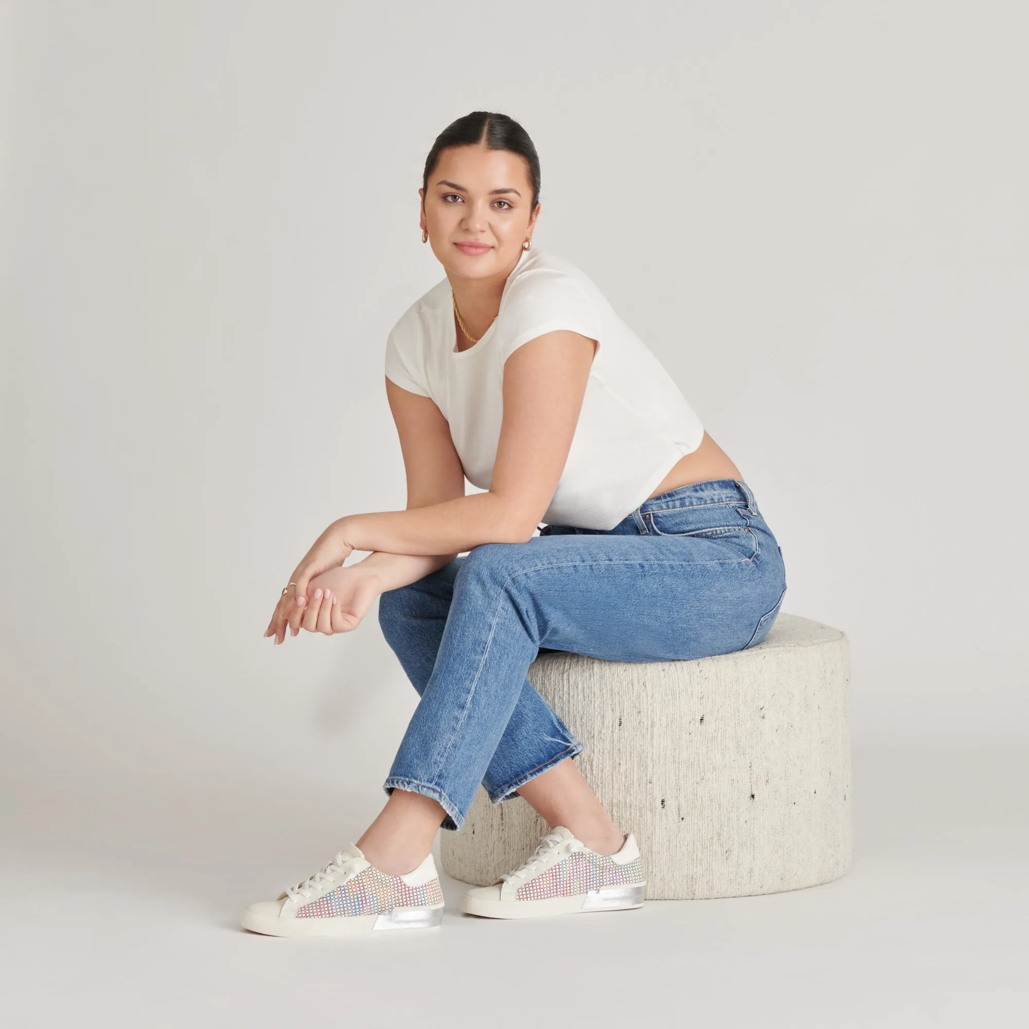 ZINA PRIDE SNEAKERS WHITE MULTI RAFFIA sold by Dolce Vita product image thumbnail 4