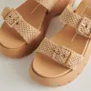 PALDA SANDALS NATURAL RAFFIA sold by Dolce Vita